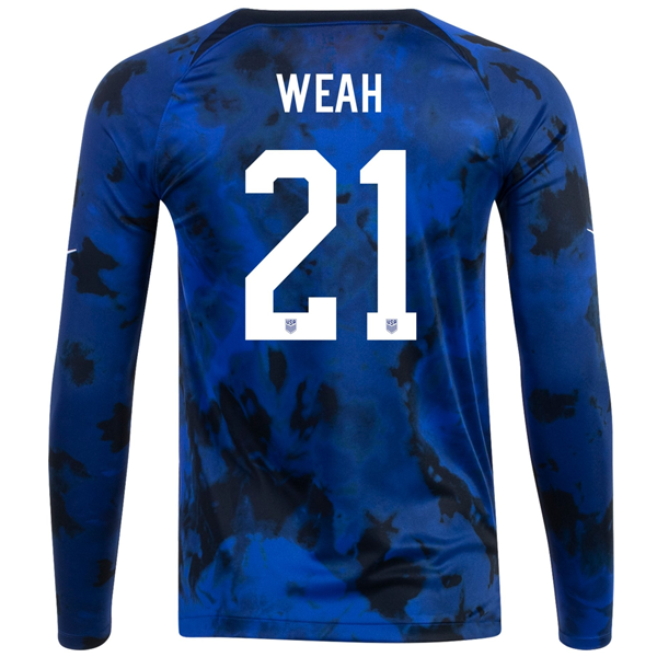 USA Timothy Weah 2022-2023 Away Jersey –  Collector Edition S