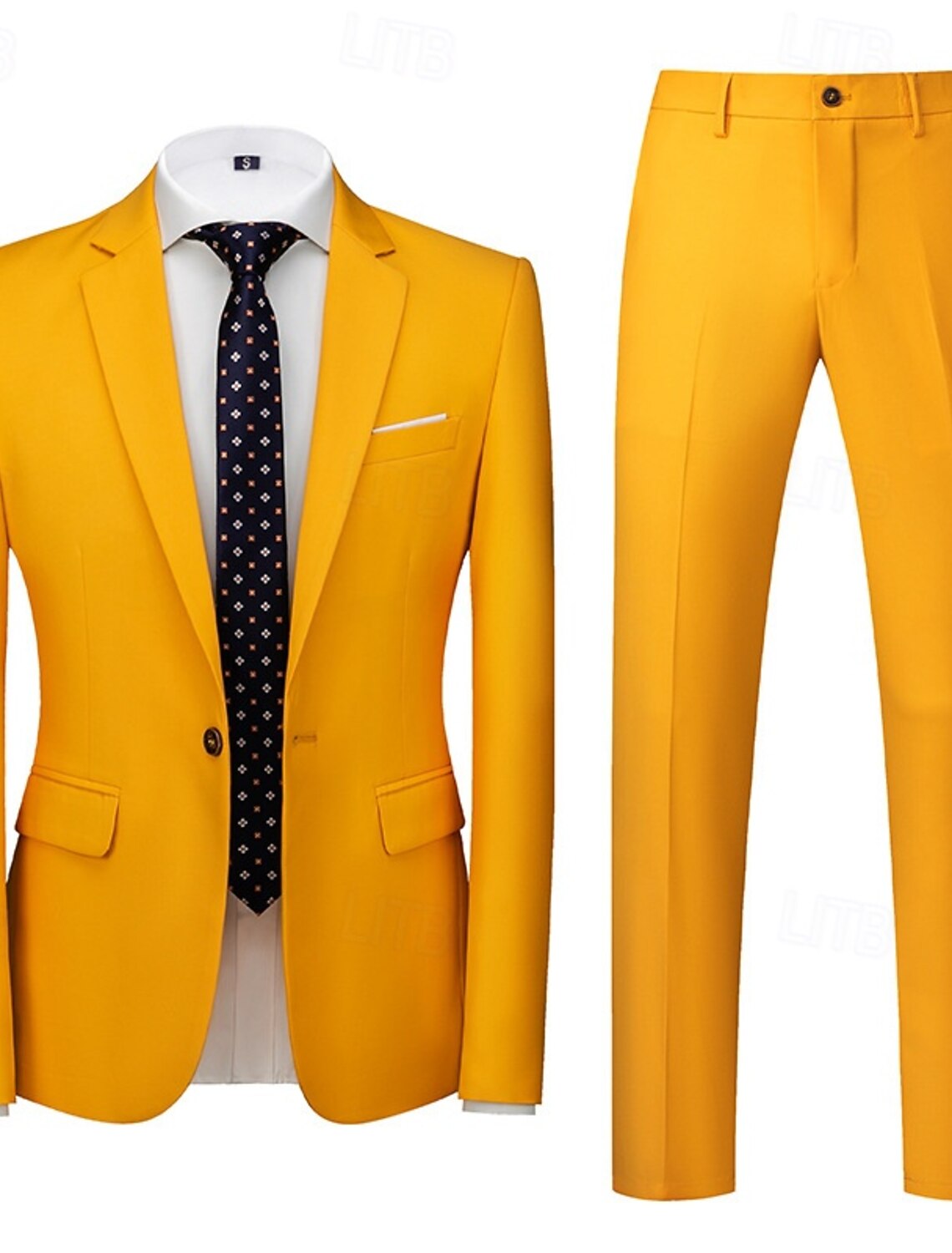Men's Blazer Suits Business Cocktail Party Wedding 2 Piece Fashion