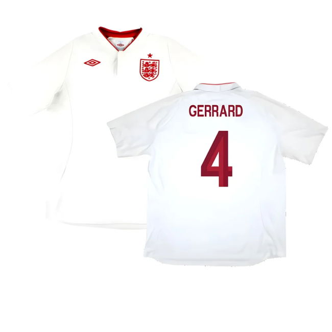 Gerrard 4 Pro Style England Home Elite Kit 2012-2013