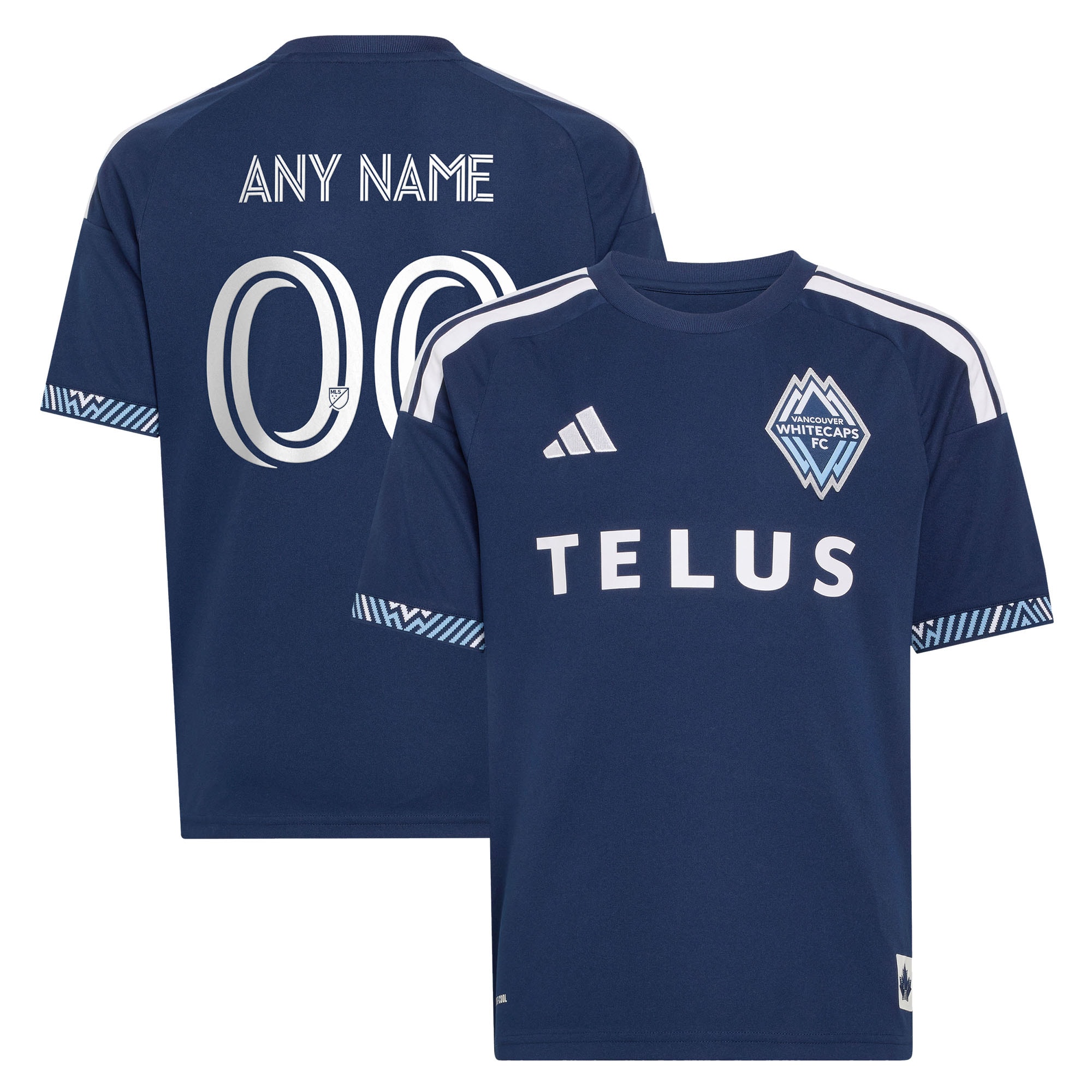 [ESK] Vancouver Whitecaps FC Youth 2026 The Coastal Jersey Replica Custom Jersey - Blue