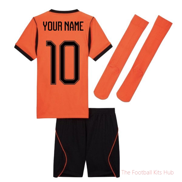 Football Team Netherlands 2026-2027 Home Mini Kit (Your Name)