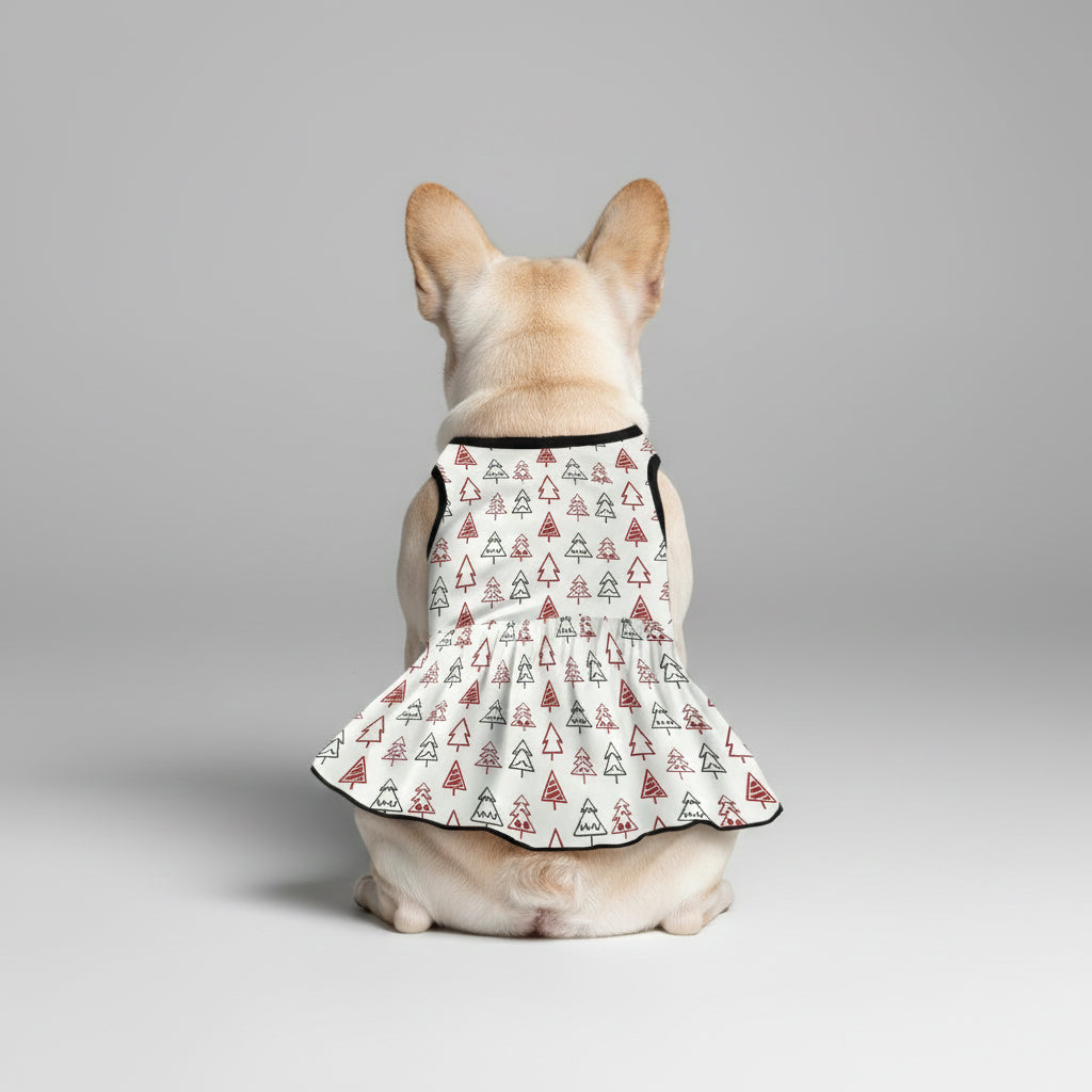 Christmas - French Bulldog Dresses for Females