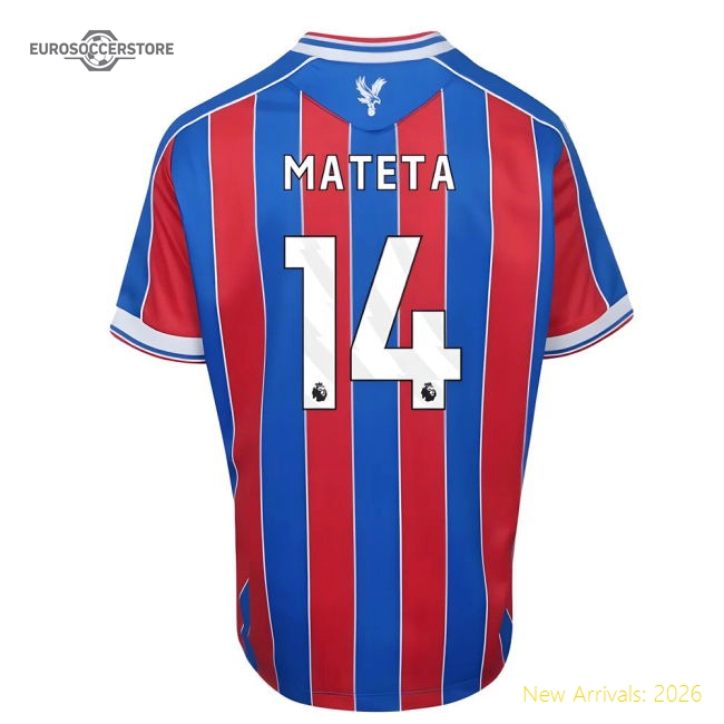 2025-2026 Crystal Palace Home Shirt (Kids) (Mateta 14)