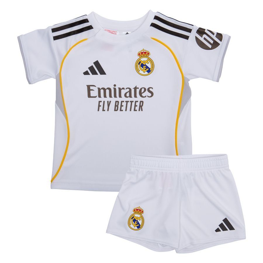 Real Madrid Home Shirt 2025/26 Baby Kit Kids For Algeria Football Fans