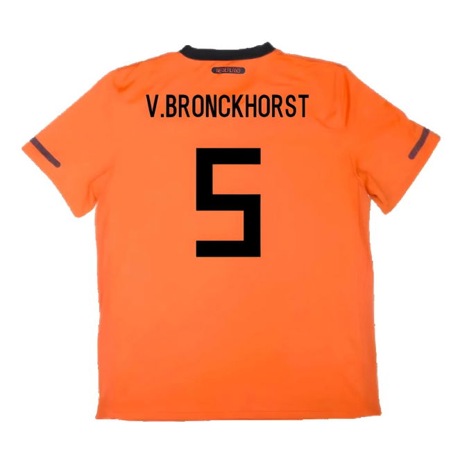 Holland 2010 Match Worn Style Holland Home Elite Kit 2010-2011