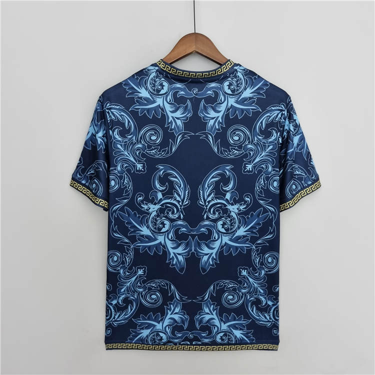 2022 Italy Puma X Versace Blue Shirt - Official Replica 6147