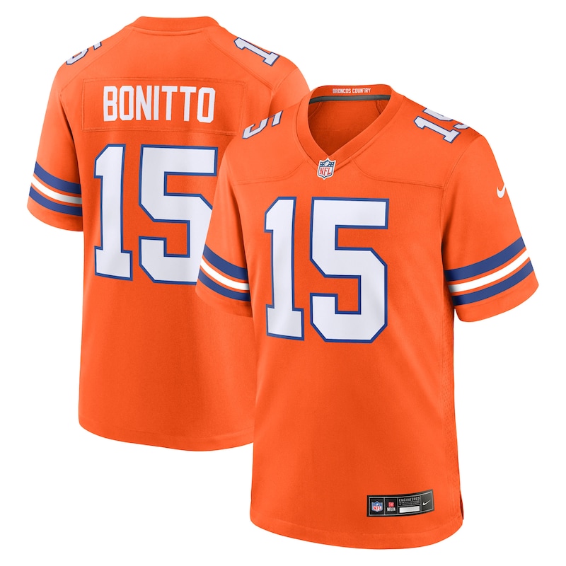 None Nik Bonitto DEN Broncos Sleek Cost-Effective Jersey Game Day Wear
