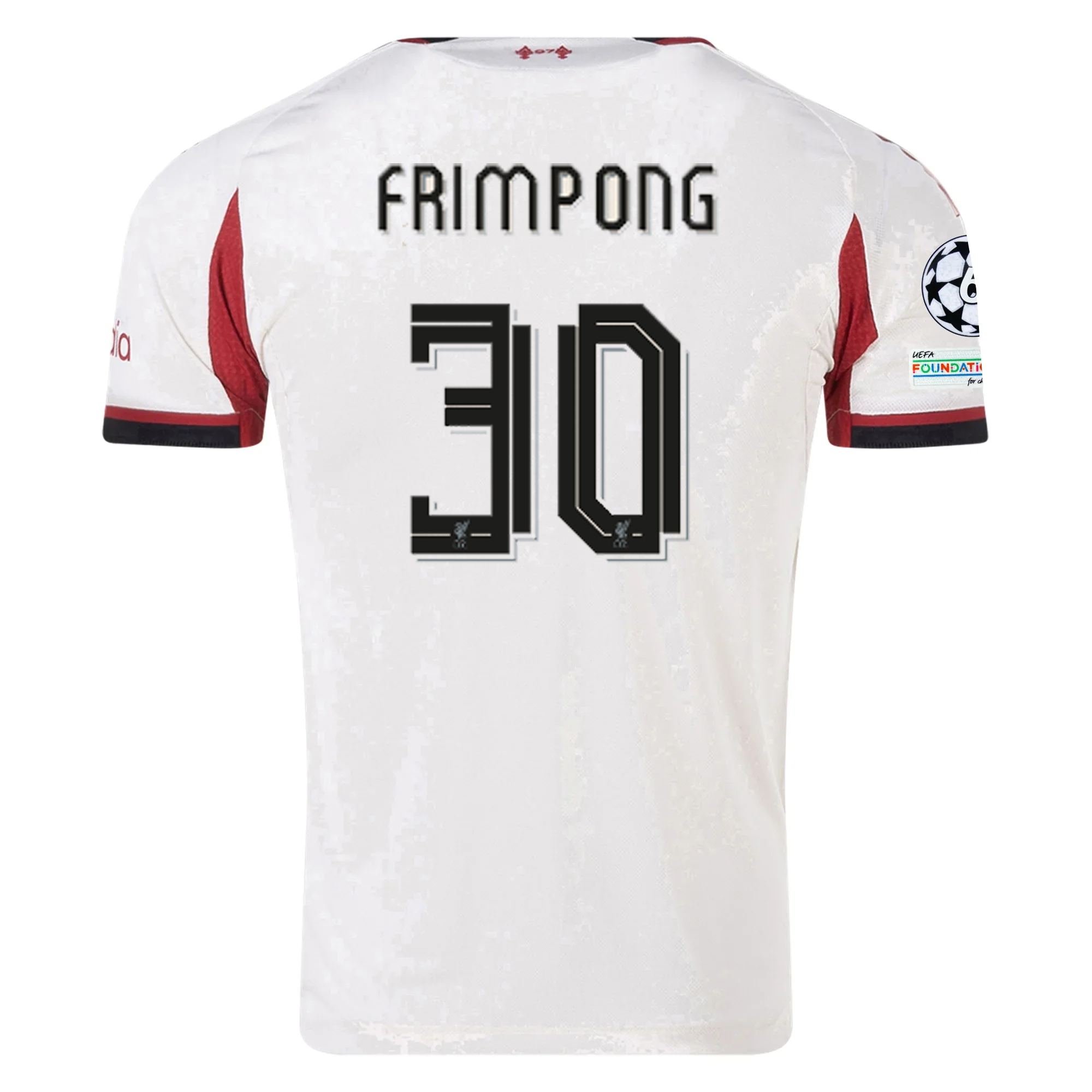Liverpool Frimpong 2025-2026 UCL Away Jersey – Authentic Shirt