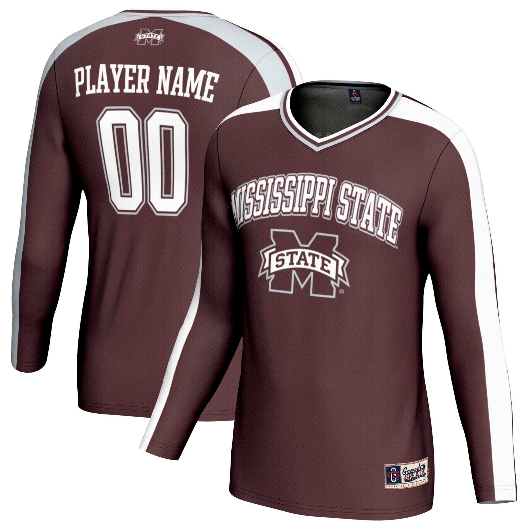 [NJP] Women's Mississippi State Bulldogs GameDay Greats NIL Pick-A-Player Lightweight Collegiate Volleyball Fashion Jersey - Maroon