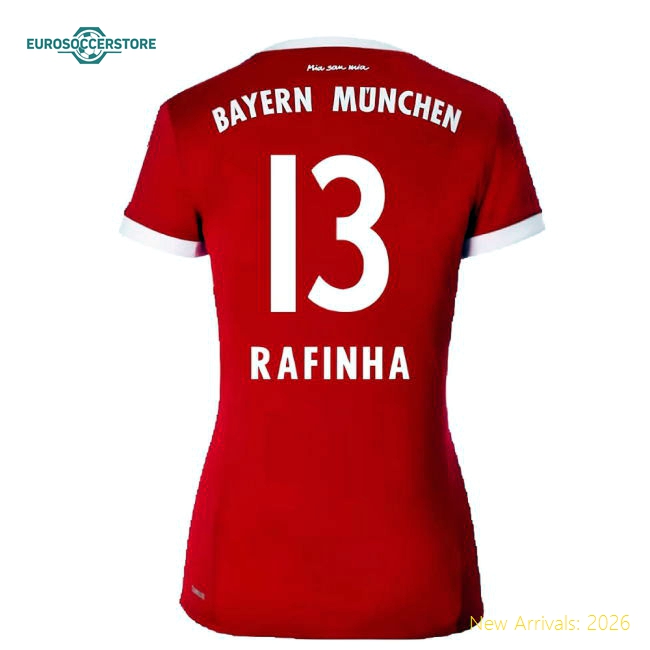 Football Team Rafinha Stylish Womens Jersey Advanced Textile Flexible