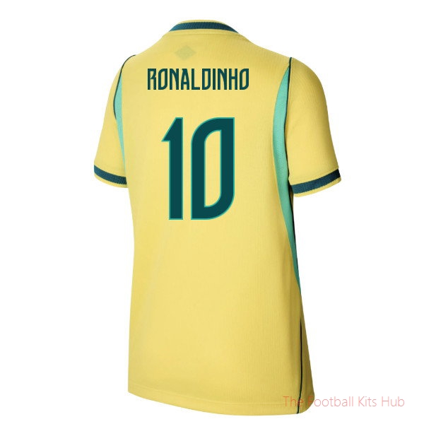 2026-2027 Brazil Home Shirt (Kids) (Ronaldinho 10)
