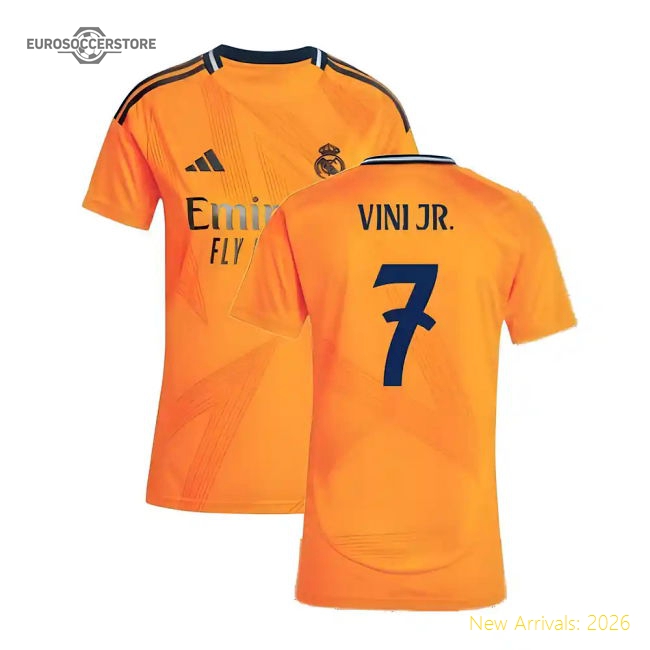 2024-2025 Real Madrid Away Jersey (womens) (vini Jr 7)