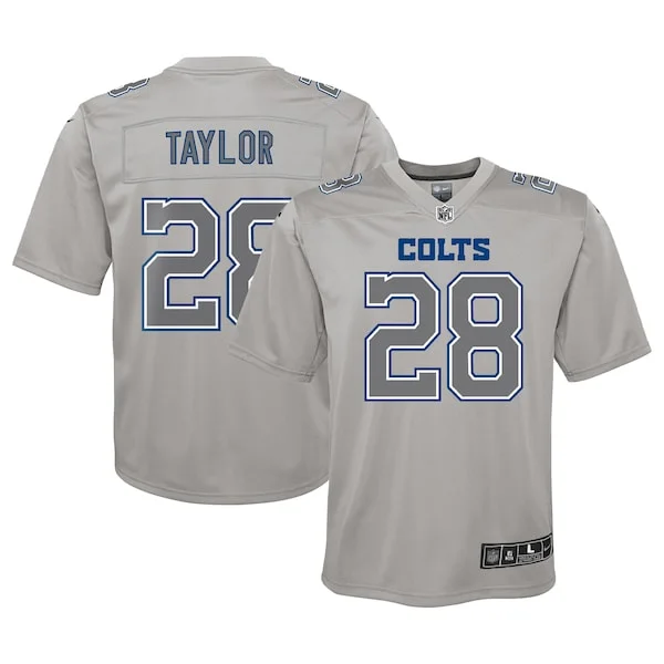 None Jonathan Taylor Game Jersey - Gray | NFL Player Jersey | NFL Foot