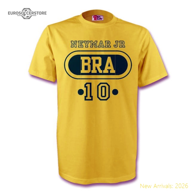 Neymar Jr Brazil Bra T-shirt (yellow)