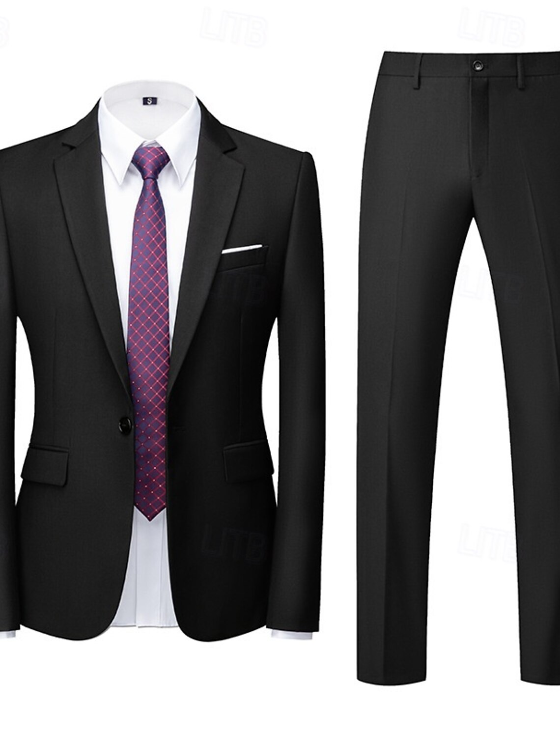 Men's Blazer Suits Business Cocktail Party Wedding 2 Piece Fashion