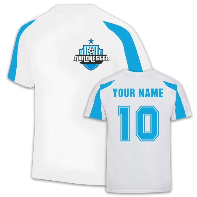 Manchester City Sports Training Jerseys (Your Name)