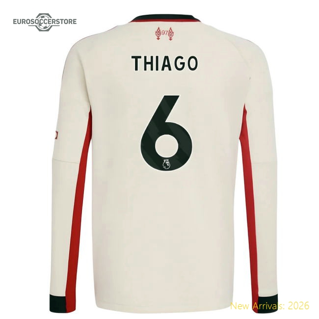 Liverpool Thiago Non-toxic Kids Jersey Kids-safe Technology Easy-care