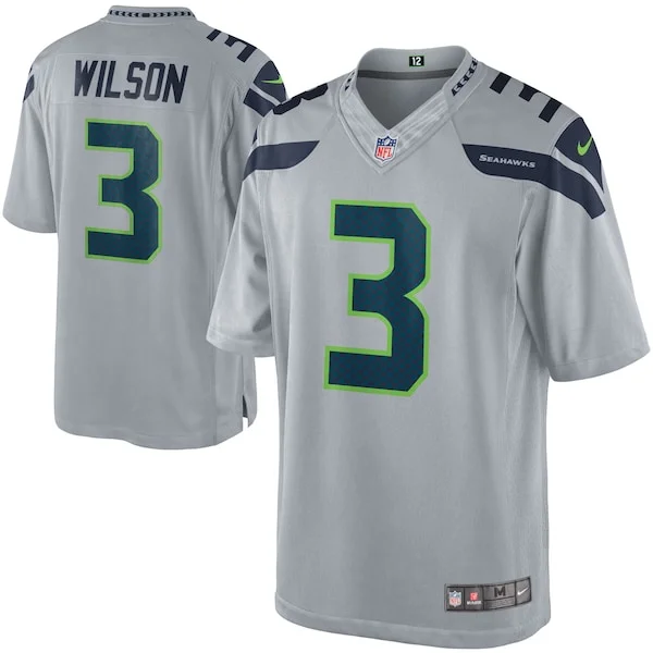 Seattle Seahawks Limited NFL Jersey - Gray | Durable Football Apparel