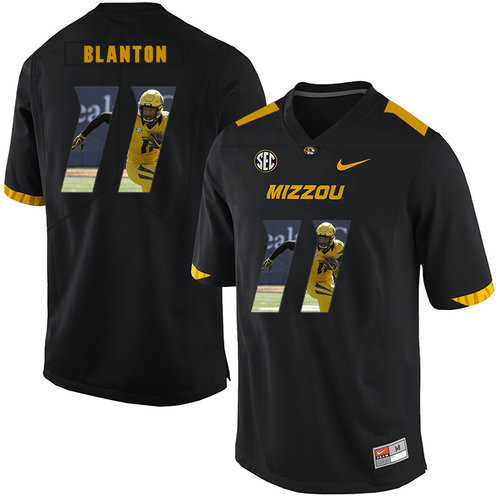 Men's None Black 2024 match worn Kendall Blanton #11 away jersey