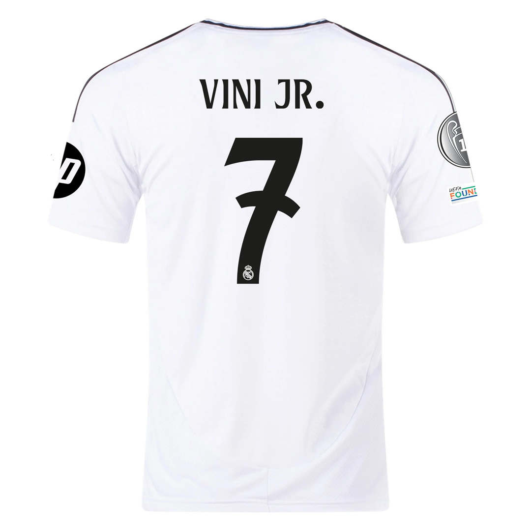 VINI JR 7 Real Madrid 2425 Home White Shirt - Official Replica 26900