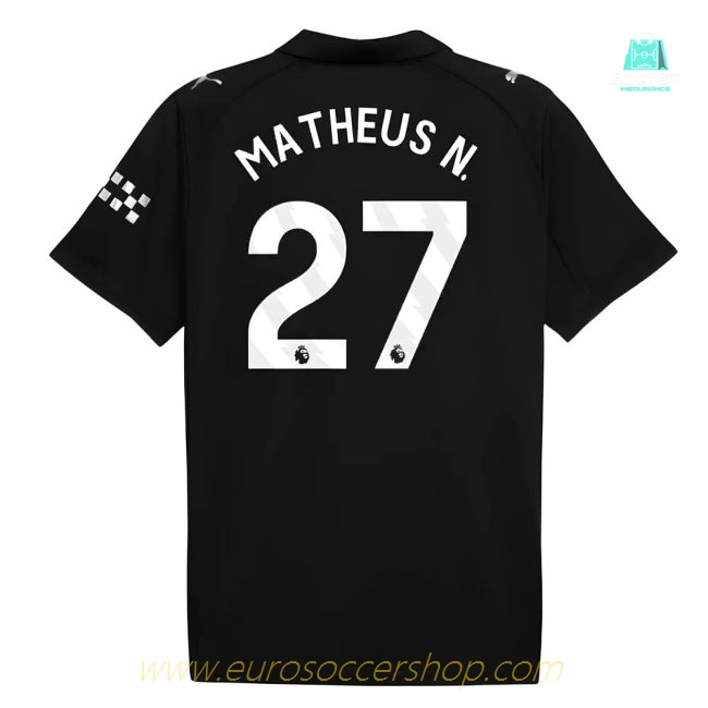 2025-2026 Man City Away Shirt (Matheus N. 27)