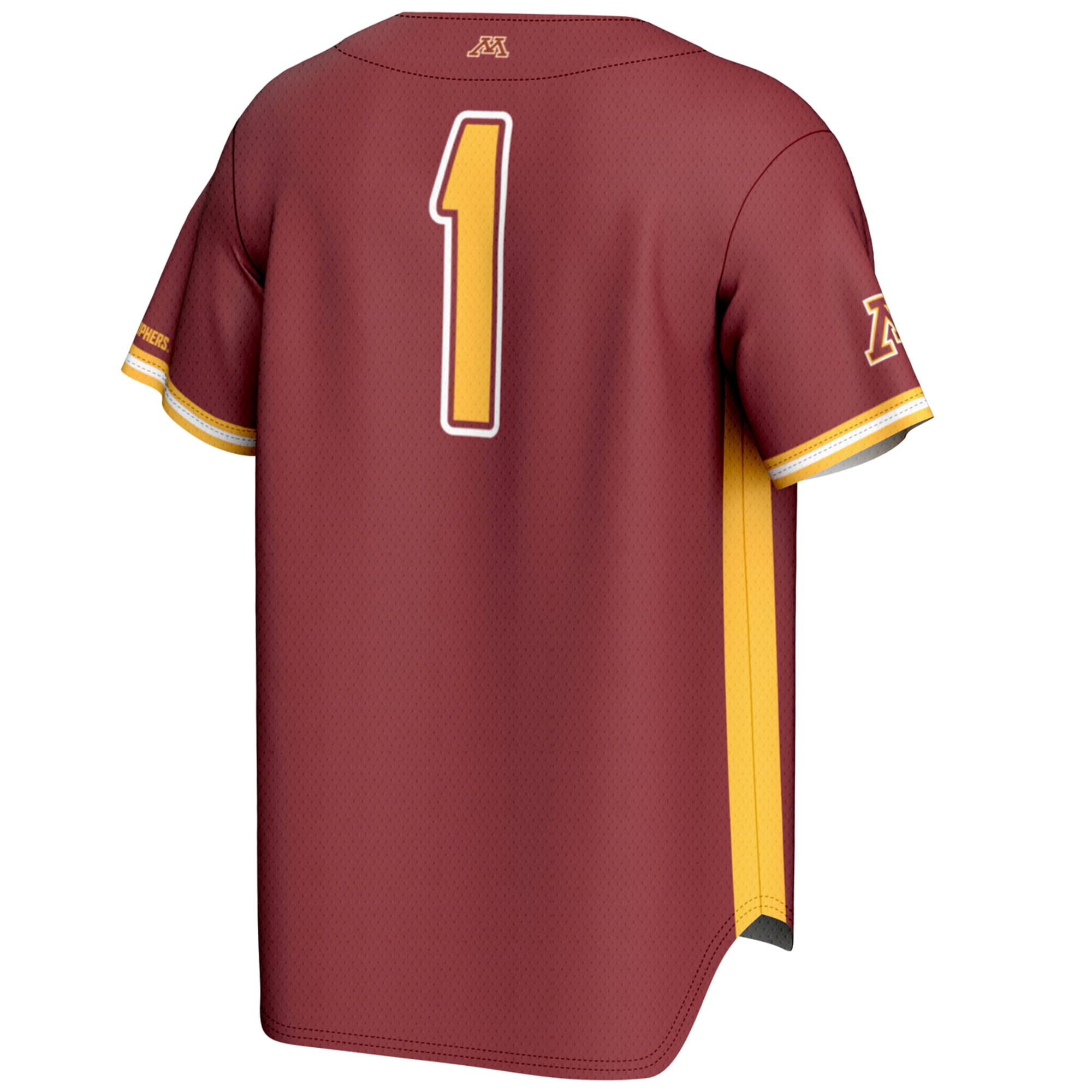 [NJP] Minnesota Golden Gophers GameDay Greats Youth Lightweight Baseball Jersey - Maroon