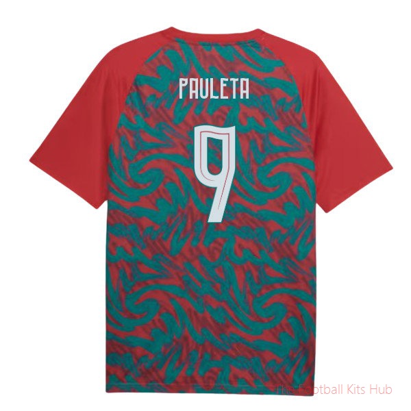 2026-2027 Portugal Warm Up Jersey (Red) (Pauleta 9)
