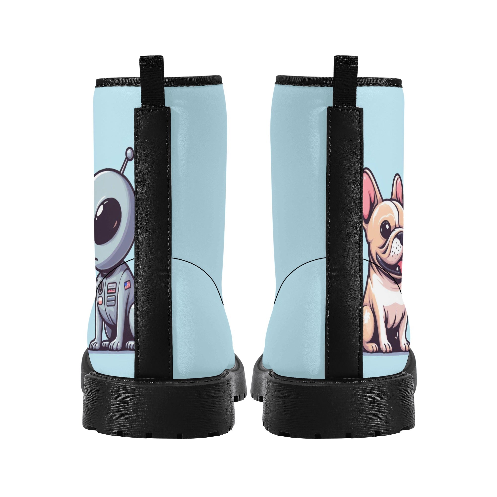 Bulldog Inspired Stylish Lily - Comfy Leather Boots Indoor Comfort