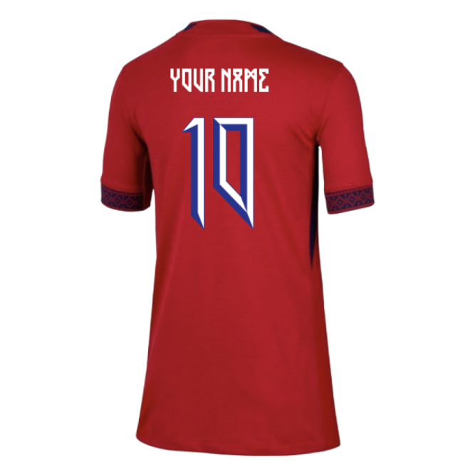 Low Cost 2025-2026 Norway Womens Team Home Shirt (Kids) (Your Name) Fashionable
