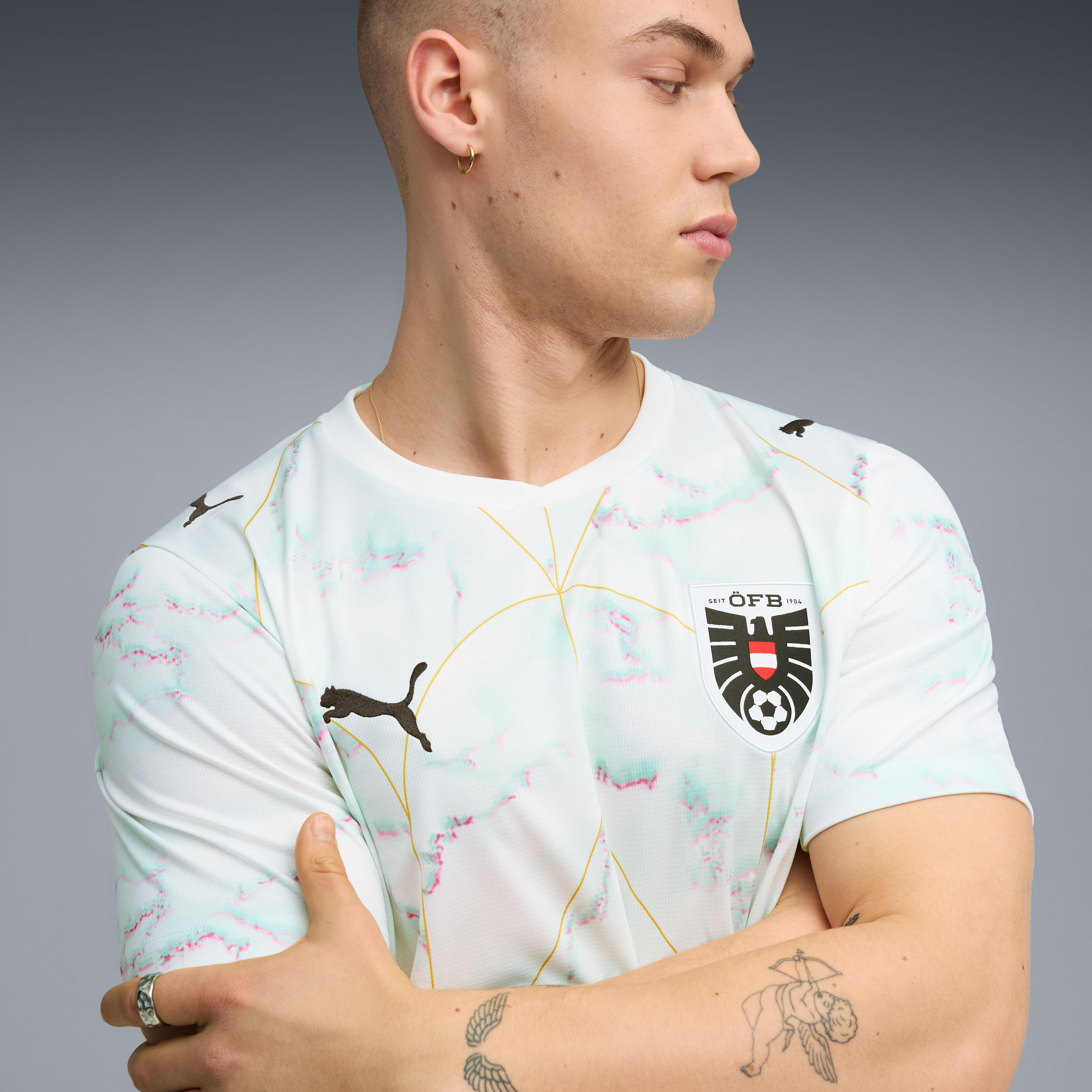 [SJH] Austria National Team 2026 Away Replica Jersey - White