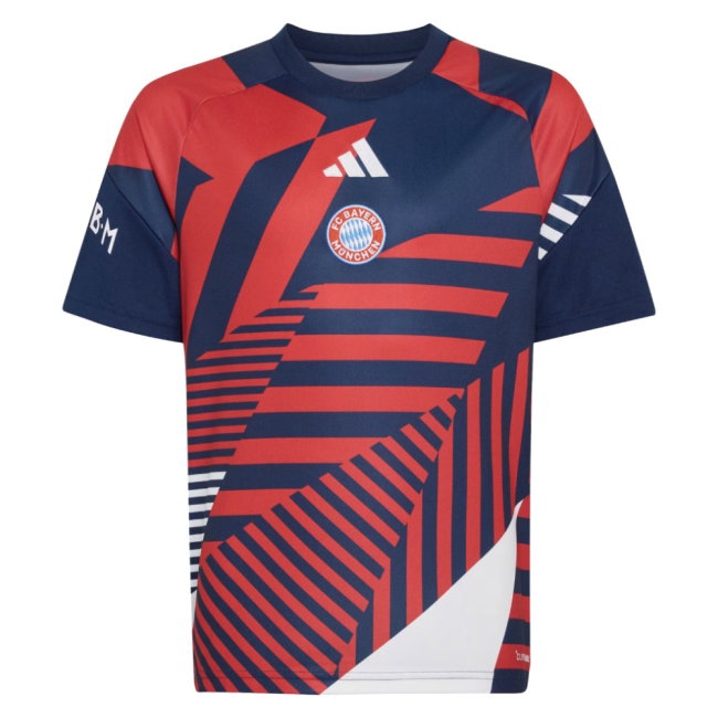 [LLS] 2026-2027 Bayern Munich Pre-Match Shirt (Night Indigo) - Kids (Saibari 34)