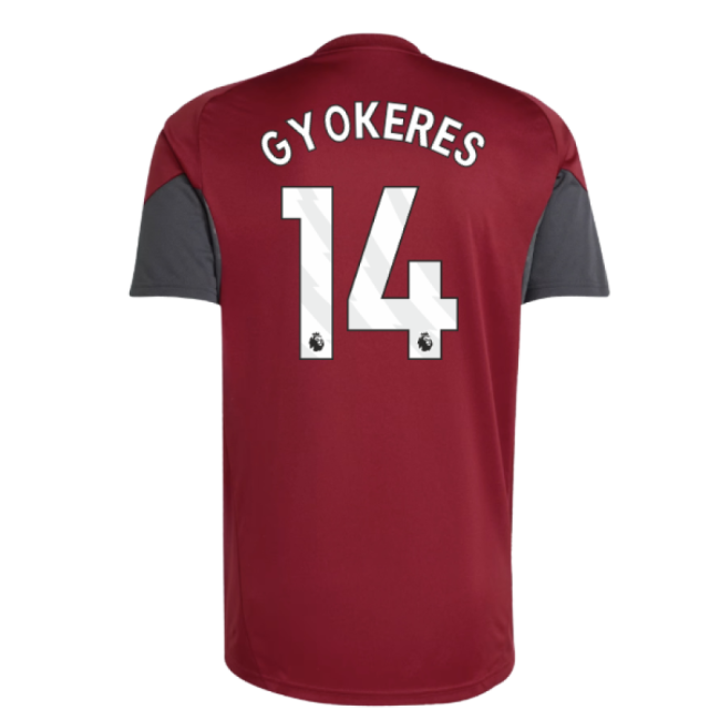 Retro 2025-2026 Arsenal Training Heritage Jersey (Gyokeres 14)