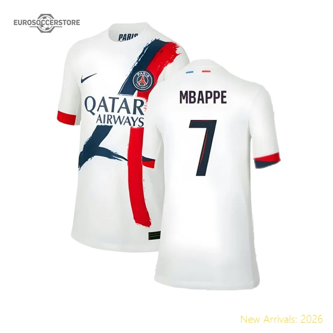 Supreme Psg Mbappe Away Jersey Durable Moisture-wicking
