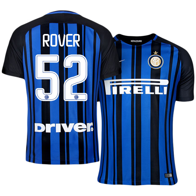 Inter Milan Home 201718 52 Matto Rover Soccer Jersey Shirt - Official