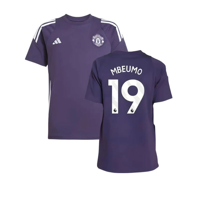 2025-2026 Man Utd Training Tee (Aurora Plum) - Kids (Mbeumo 19)