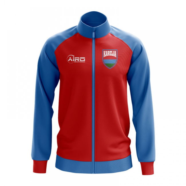 Authentic Karelia Concept Football Track Jacket (Red) National