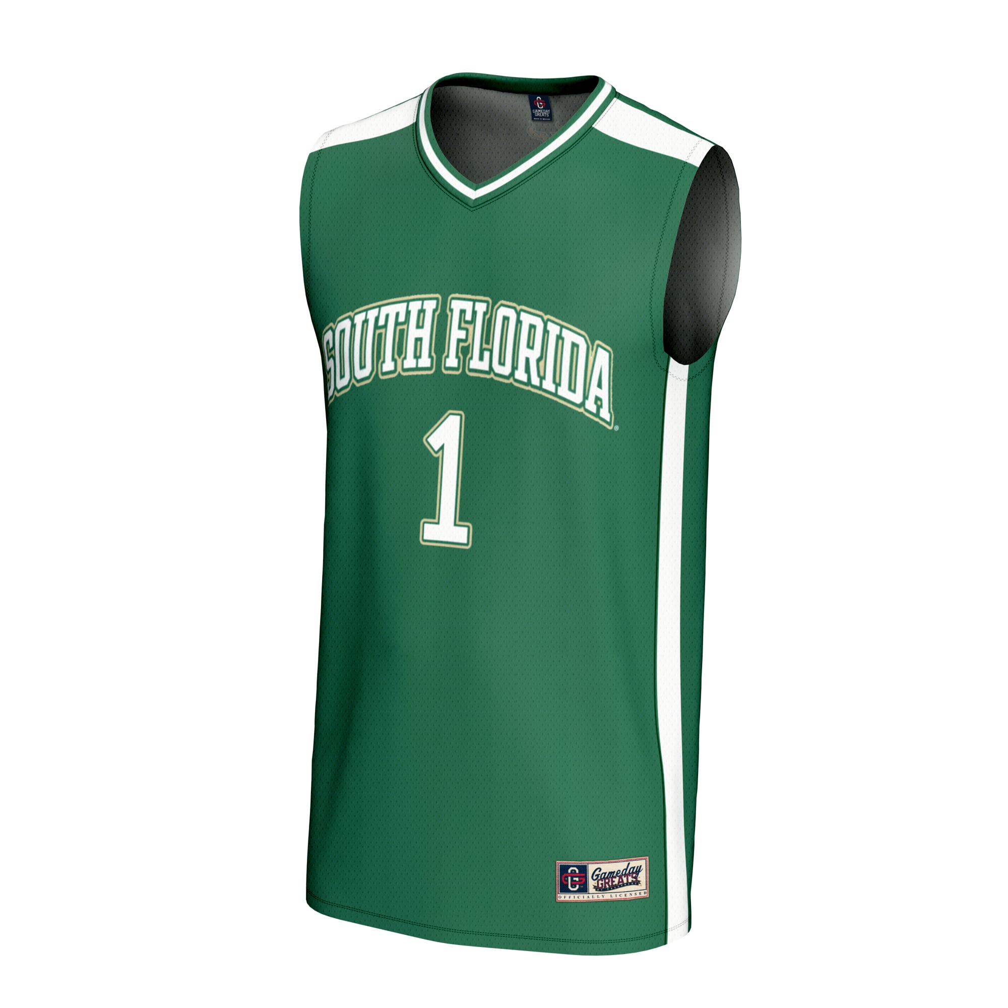 #1 South Florida Bulls GameDay Greats Unisex Lightweight Collegiate Basketball Fashion Jersey - Green