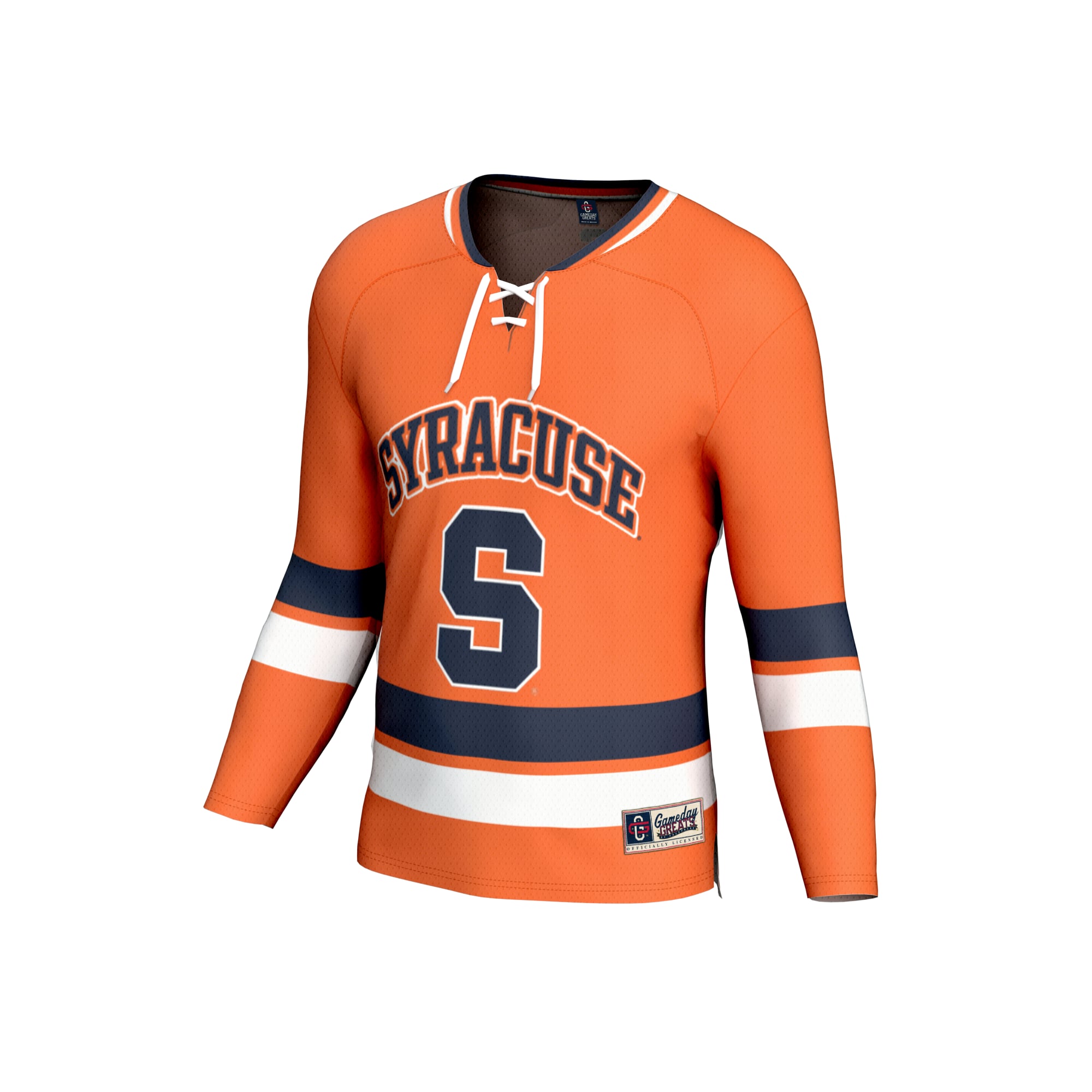 Syracuse Orange GameDay Greats Unisex Lightweight Hockey Fashion Jersey - Orange