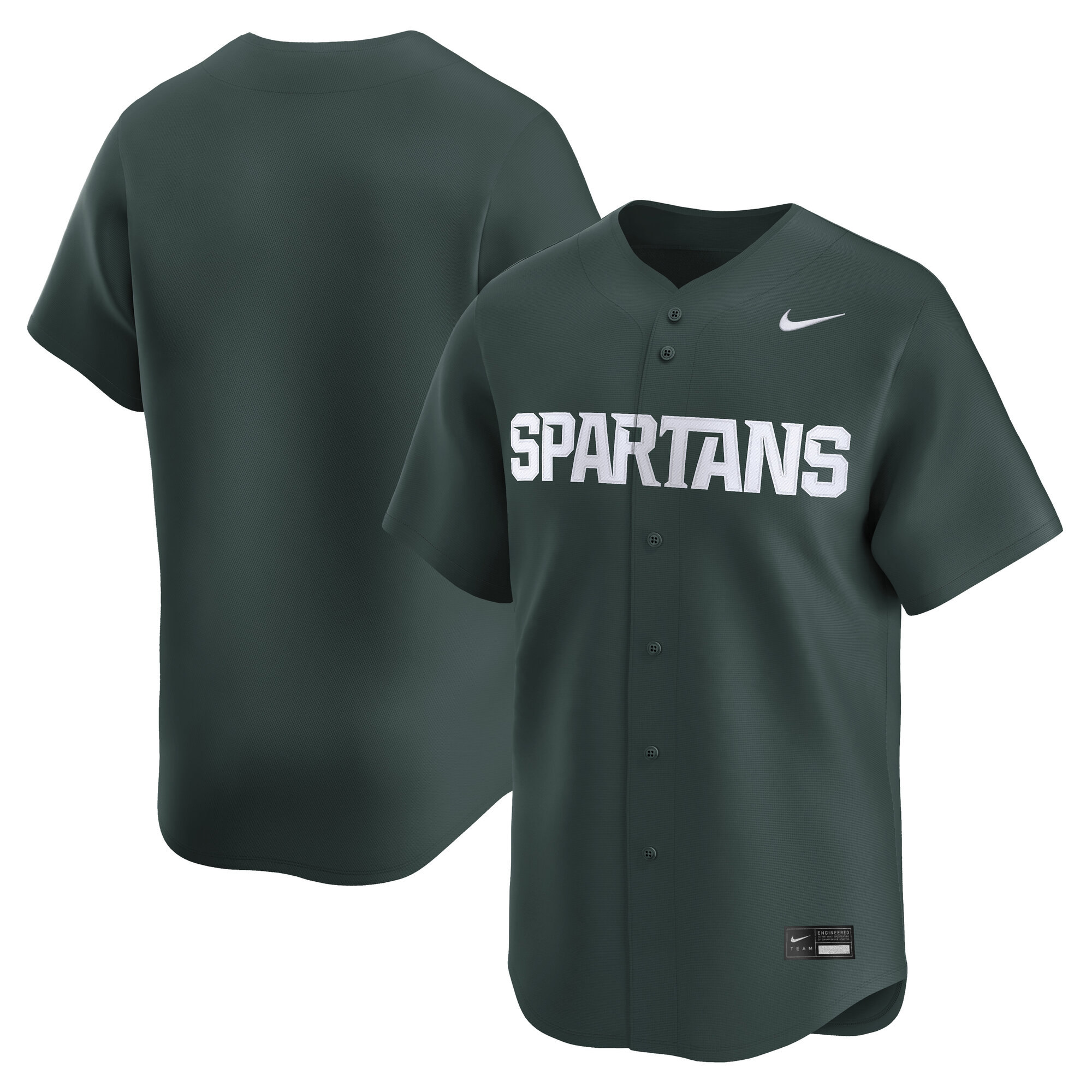 [NJP] Women's Michigan State Spartans Baseball Limited Jersey - Green