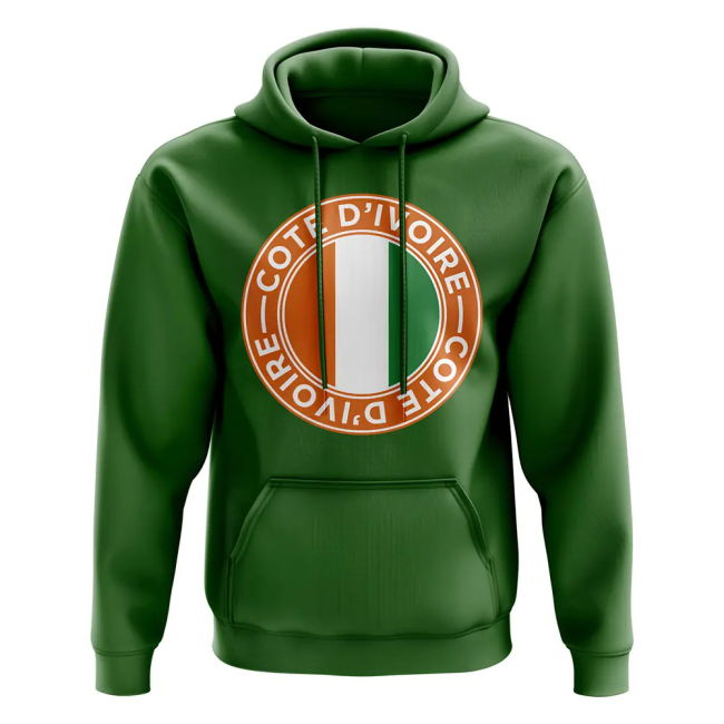 Tournament-Edition Côte D’Ivoire Football Badge Hoodie (Green)