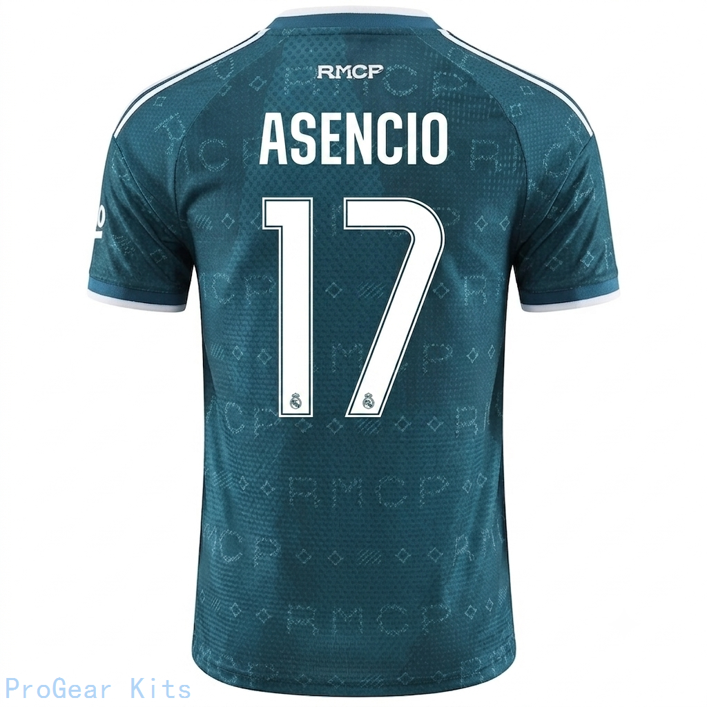 [LK] Real Madrid Ra ol Asencio #17 Away Uniform 2026/27