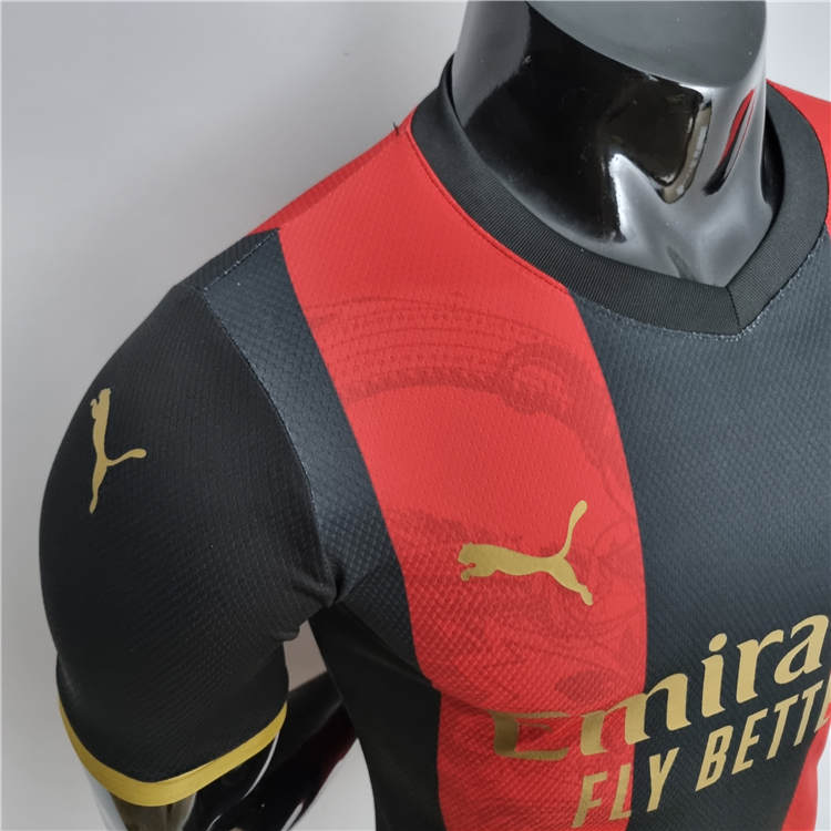 Performance Driven Cheap AC Milan 2223 Red Soccer Jersey Football