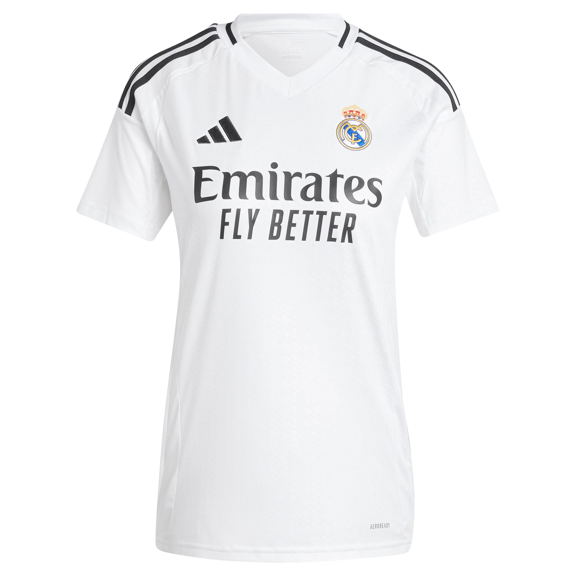 [JED] Vini Jr. Real Madrid Women's 2024/25 Home Replica Player Jersey - White