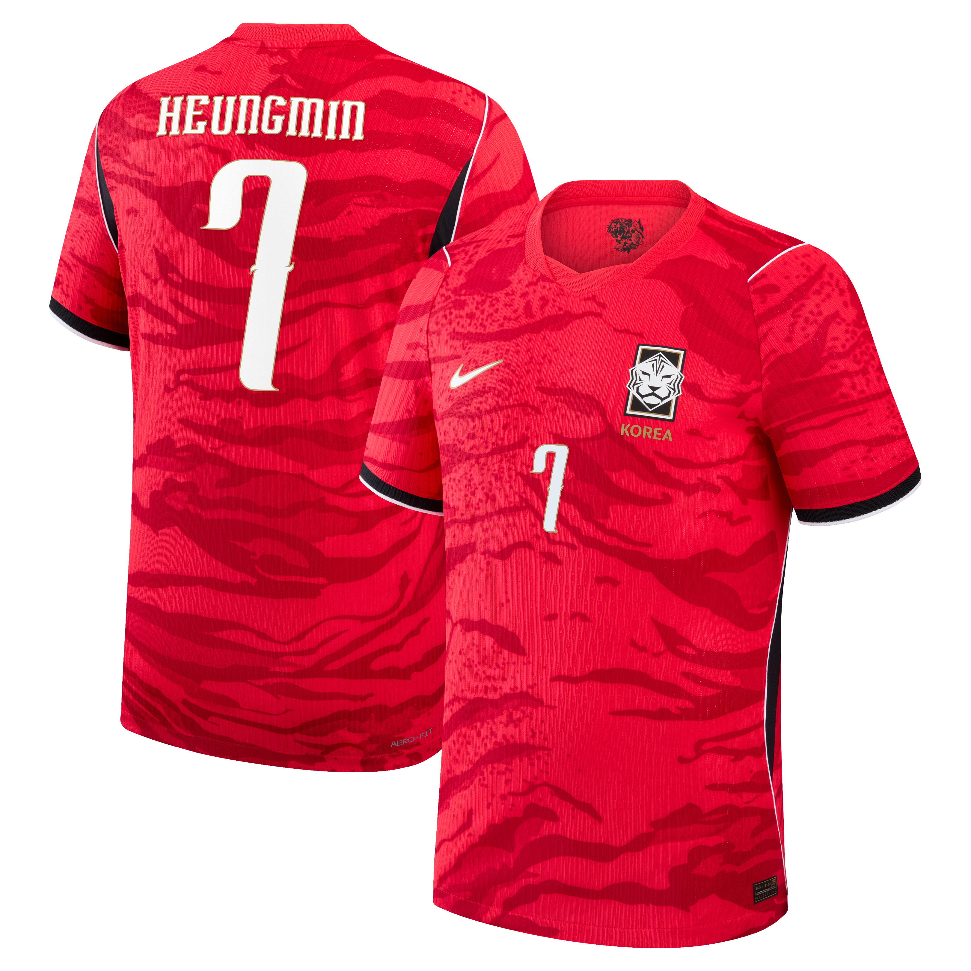 [SJH] Son Heung-Min South Korea National Team 2026 Home Match Authentic Jersey - Red