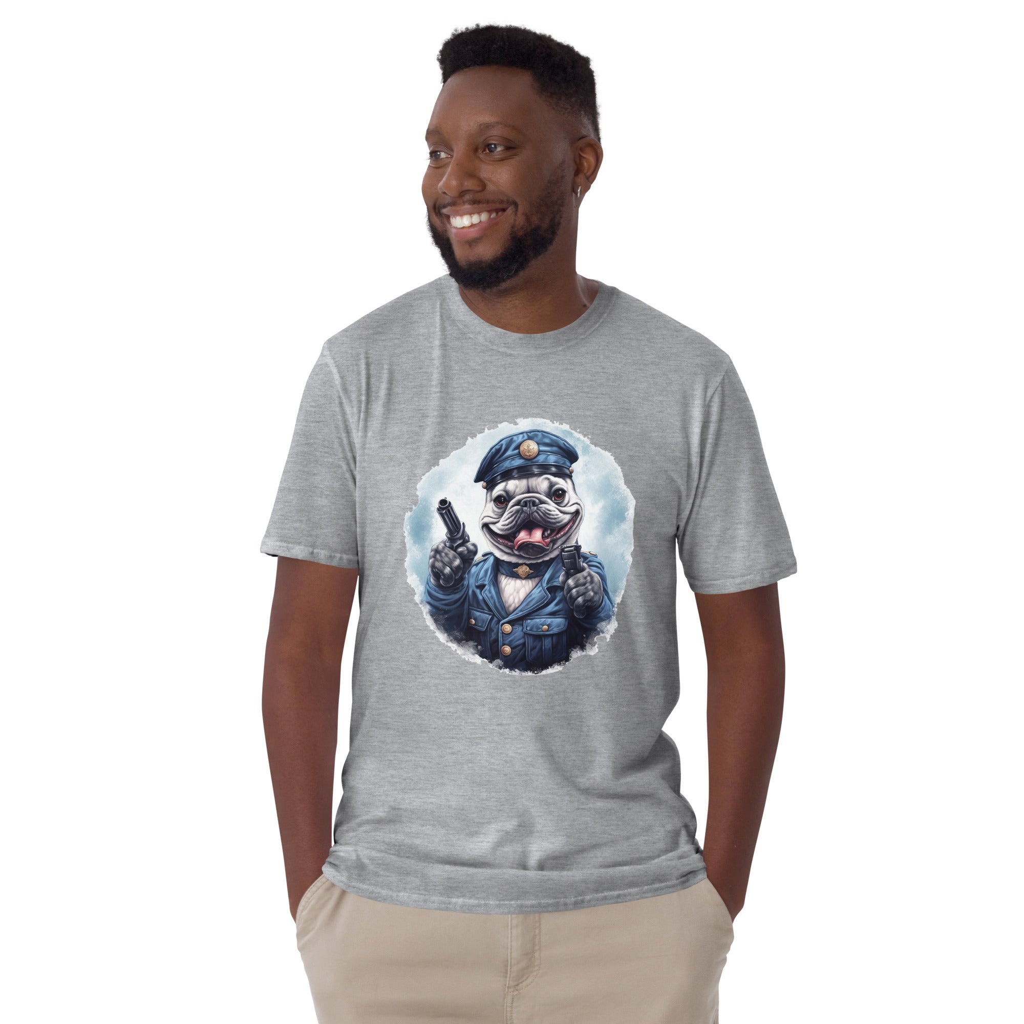 - Comfy Mixing Law Enforcement With Canine Charm Frenchie Themed Wear