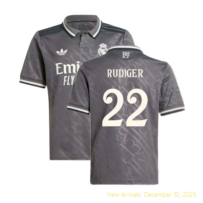 Real Madrid Third - Premium Quality - Moisture Wicking - Moisture