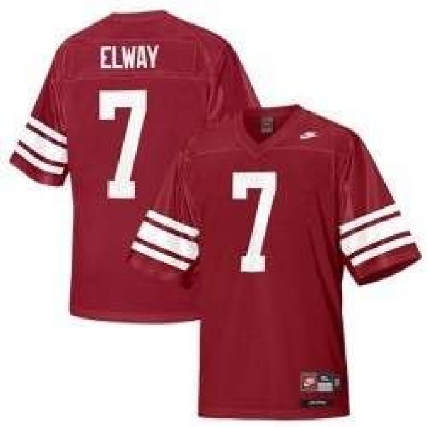 Youth NCAA Team #7 John Elway Elite Jersey - Cost-effective