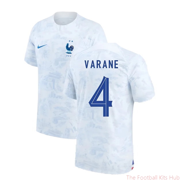 2022-2023 France Away Shirt (VARANE 4)