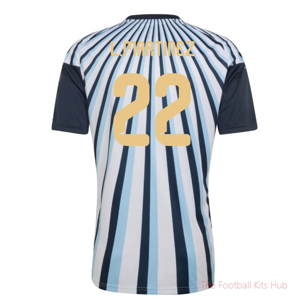Argentina 2026-2027 Home Pre-Match Shirt (L.Martinez 22)