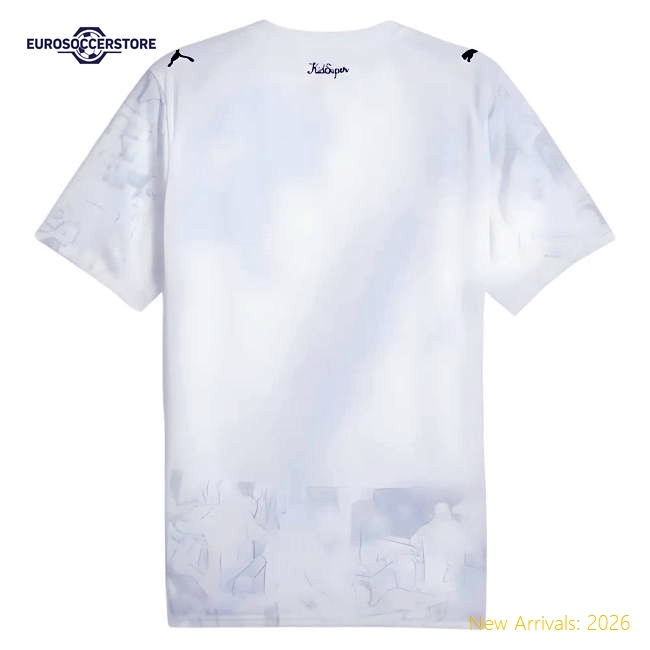Manchester City 2024-25 Fan Version For Kids (White) Soccer Jersey